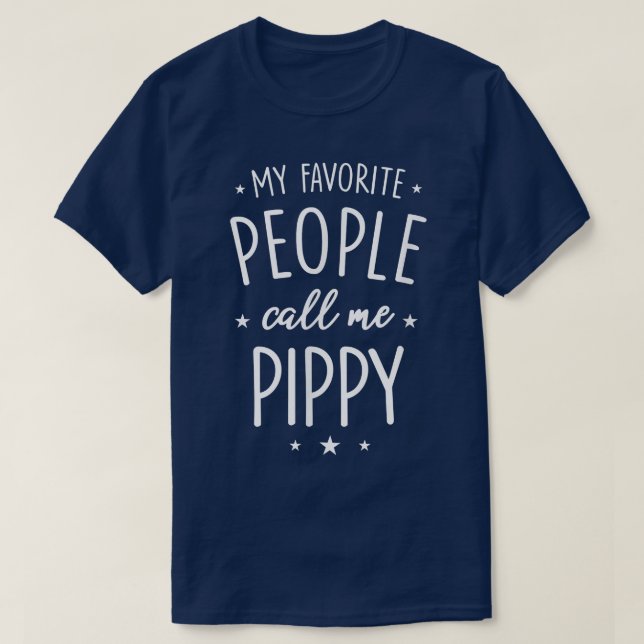Camiseta Pippy Presente As Minhas Pessoas Favoritas Chamam- (Frente do Design)