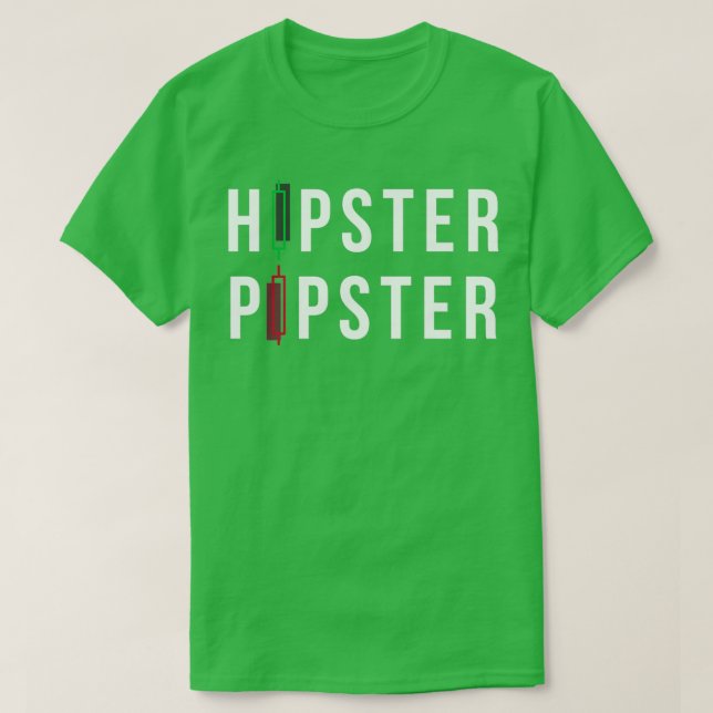 Camiseta PIPSTER DO hipster (Frente do Design)