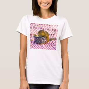Camiseta Piquenique do Esquilo-listrado