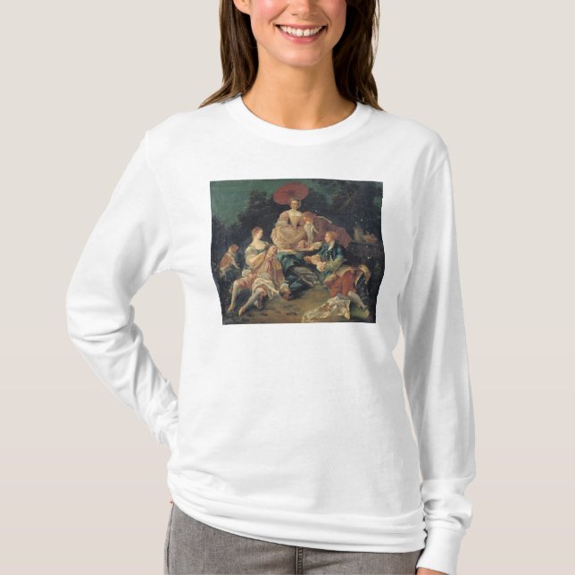 Camiseta Piquenique em um parque (Frente)