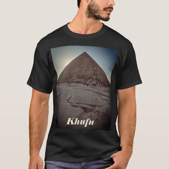 Camiseta Pirâmide de Khufu em Giza (Frente)