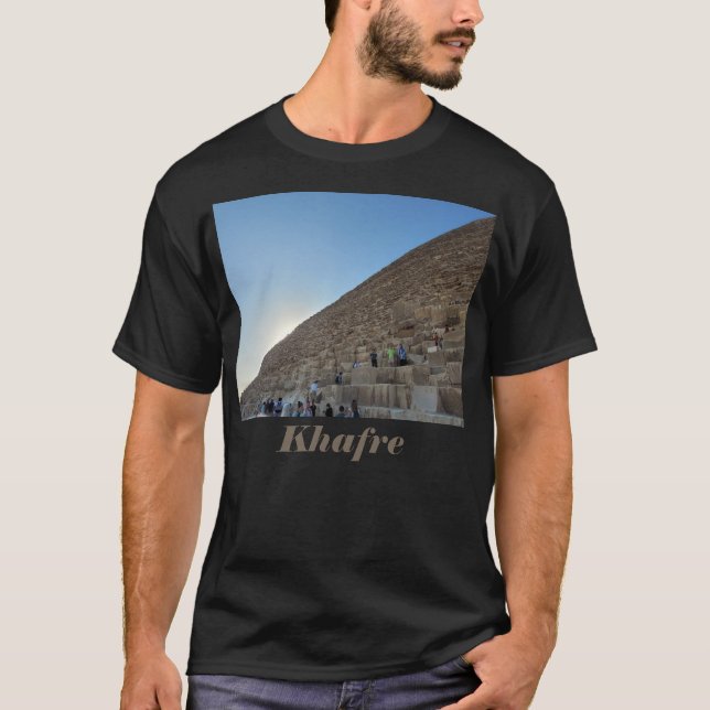 Camiseta Pirâmide Khafre, Giza (Frente)