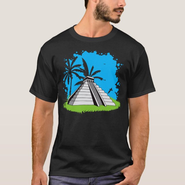 Camiseta Pirâmide maia (Frente)