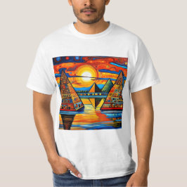 Camiseta Pirâmides Alagadas