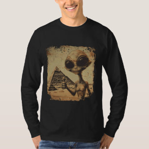 Camiseta Pirâmides Antigas da Alienígena Extraterrestre Bom
