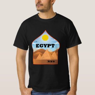 Camiseta Pirâmides antigas do egito viagem