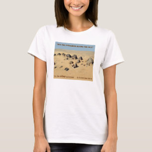 Camiseta Pirâmides ao longo do instituto oriental de Nile