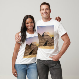 Camiseta Pirâmides de Gizé Viagem Egito Foto
