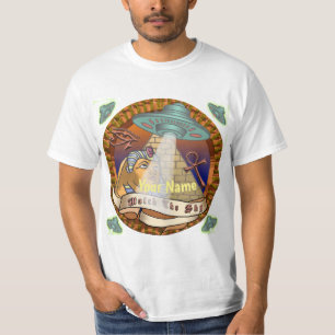 Camiseta Pirâmides de Nave Espacial Alienígena