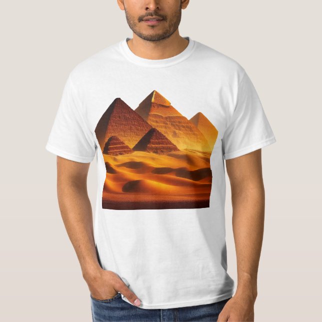Camiseta pirâmides do egito (Frente)