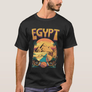 Camiseta Pirâmides do Egito e Arte de Viagem do Esfinge