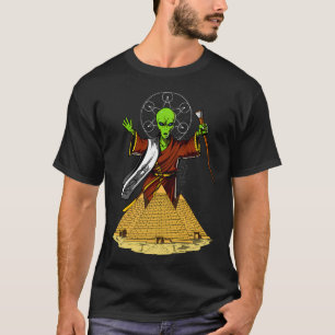 Camiseta Pirâmides Egípcias Alienígenas