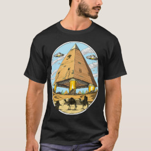 Camiseta Pirâmides Egípcias Alienígenas