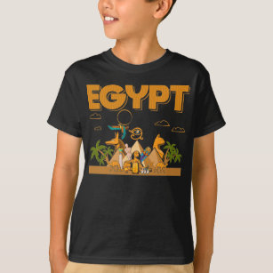 Camiseta Pirâmides Egípcias Camelos Faraó Sphinx Horus Eye