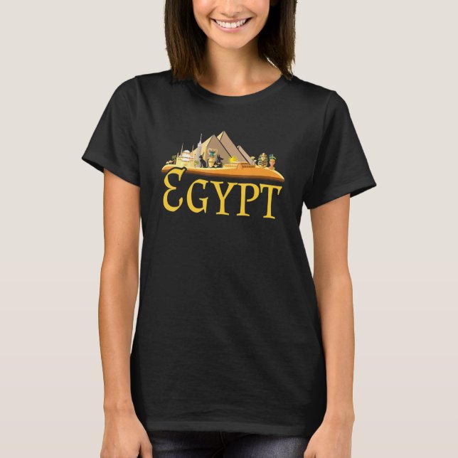 Camiseta Pirâmides Egito (Frente)