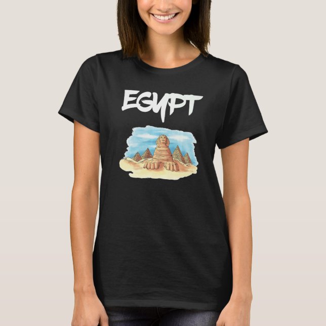 Camiseta Pirâmides Esfingx Antigo Egito Egípcio (Frente)