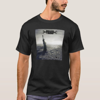 Camiseta Piranah que deixa de funcionar abaixo do Tshirt