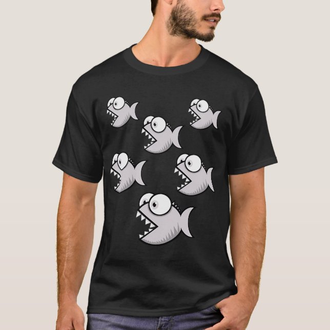 Camiseta piranha (Frente)
