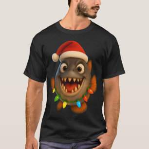 Camiseta Piranha de Natal