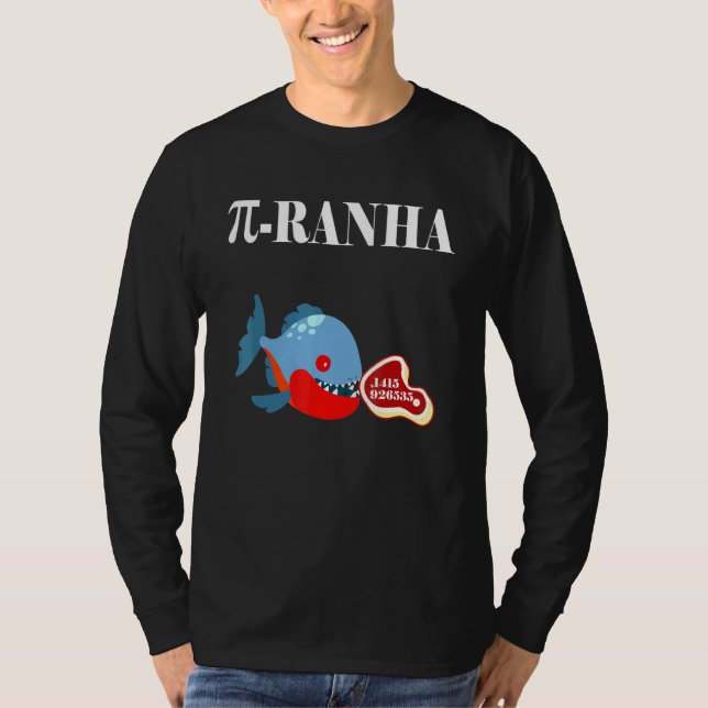 Camiseta Piranha Fish Math (Frente)