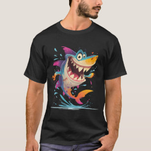 Camiseta Piranha Furioso Desenho Animado â€“ Criatura Subaq