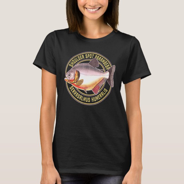 Camiseta Piranha Parambeba Serrasalmus Água fresca Peixes (Frente)