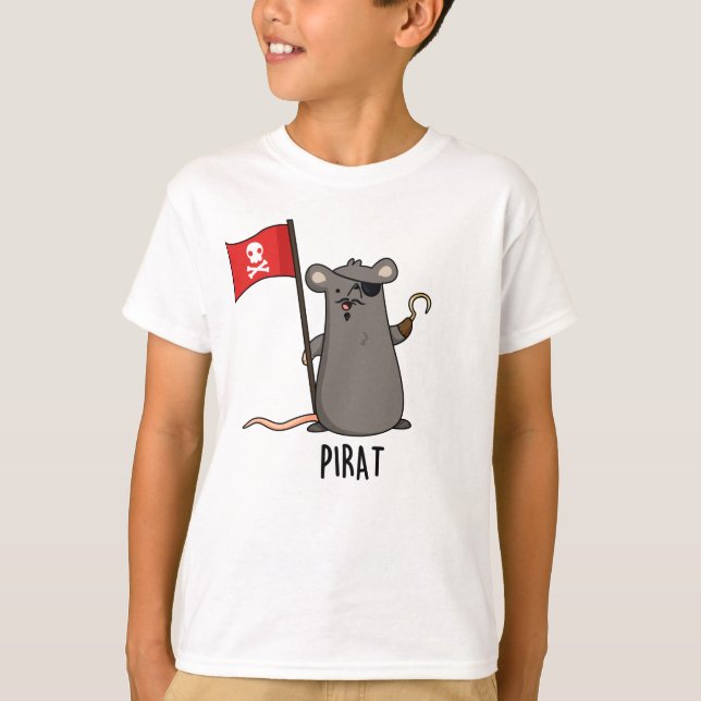 Camiseta Pirat Funny Pirate Rat Pun (Frente)
