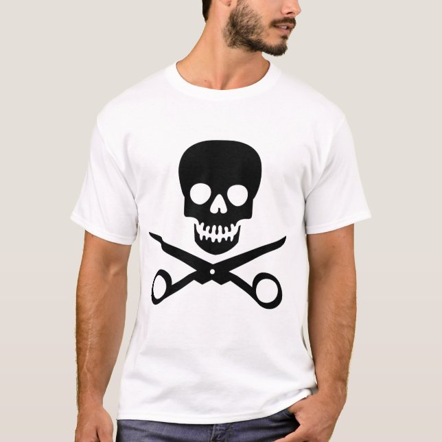 Camiseta Pirata 3 da loja de beleza (Frente)