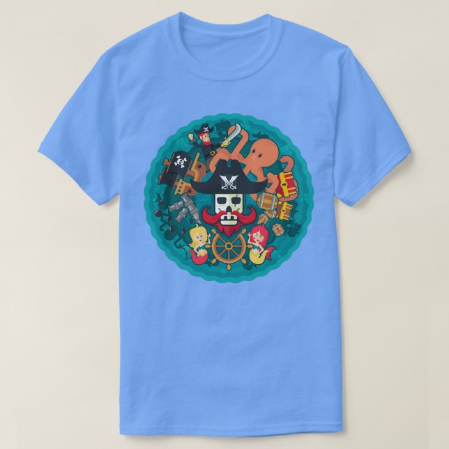 Camiseta Pirata a vida (Frente do Design)