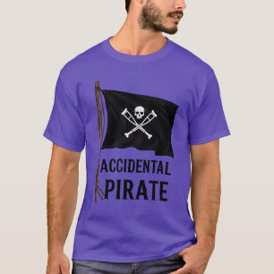 Camiseta Pirata Acidental Aventura Náutica Divertida Humor