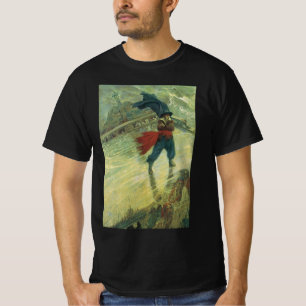 Camiseta Pirata Antigo, O Holandês Voador por Howard Pyle