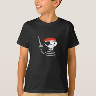 Camiseta Pirata bonito do crânio
