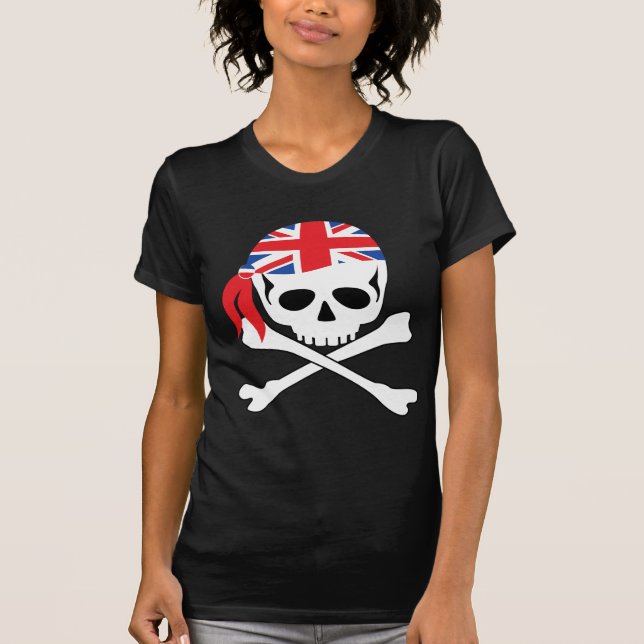 Camiseta Pirata britânico (Frente)