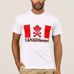 Camiseta Pirata Canadarrr de Canadá! Orgulho do canadense