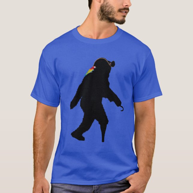 Camiseta Pirata Capitão Sasquatch (Frente)