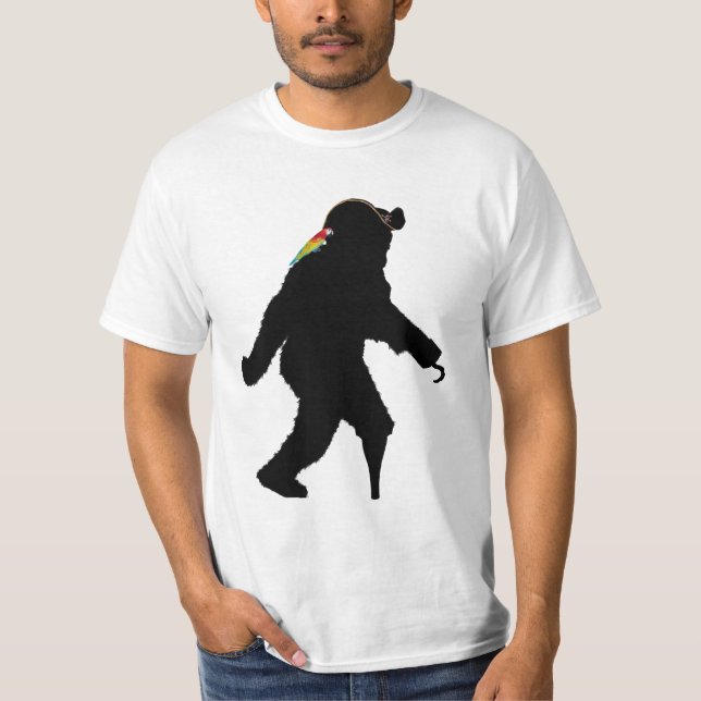 Camiseta Pirata Capitão Sasquatch (Frente)