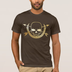 Camiseta Pirata: Caveira e Ossos Cruzados