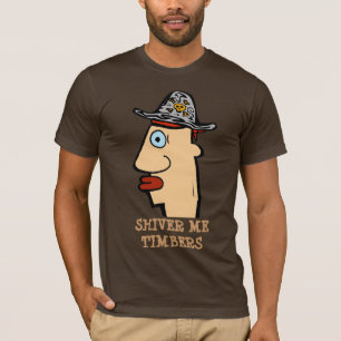 Camiseta Pirata Cômica, editar texto, adicionar nome