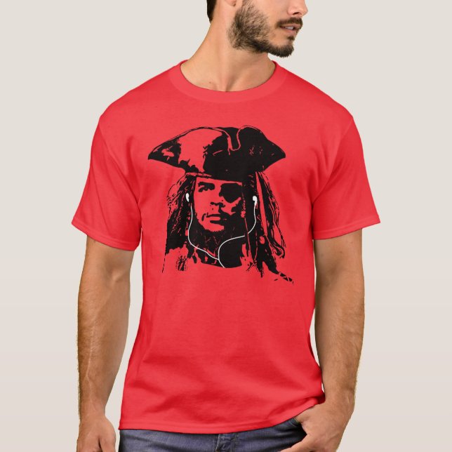 Camiseta Pirata da música (Frente)