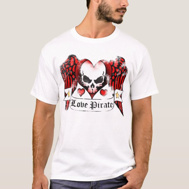Camiseta Pirata de Amor (Frente)