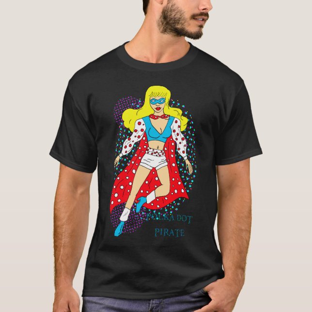 Camiseta Pirata de bolinhas (Frente)