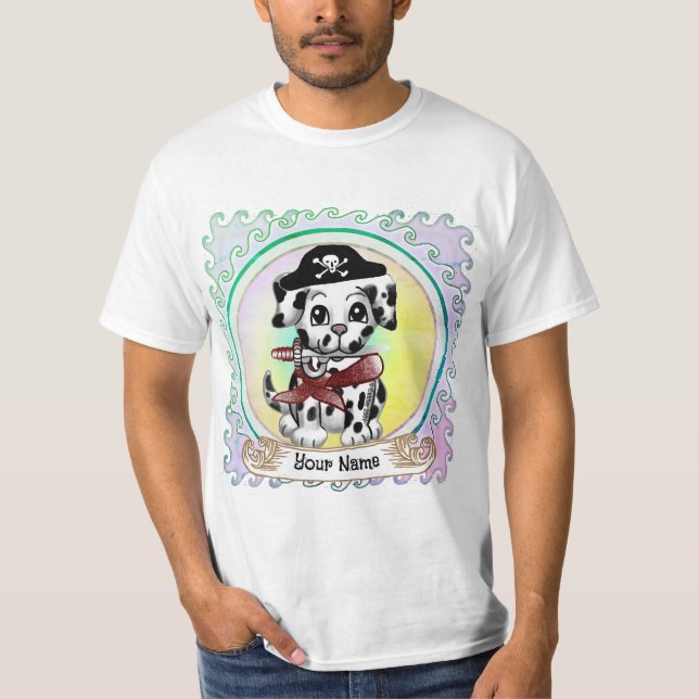Camiseta Pirata de Cachorrinho  (Frente)