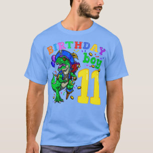 Camiseta Pirata de Dinossauro de 11 Birthday
