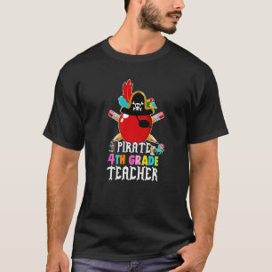 Camiseta Pirata de Figurino do Professor do 4º ano Pirata