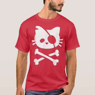 Camiseta Pirata de Gato Pirata Gato Pirata Gato Pirata Kitt