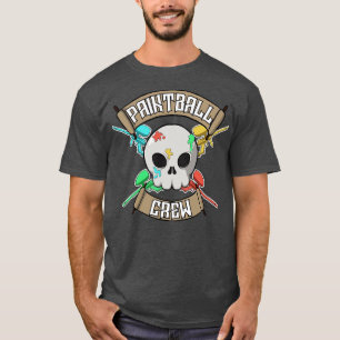 Camiseta Pirata de Jolly da equipe de Paintball