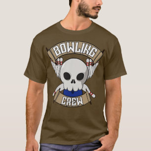 Camiseta Pirata de Jolly da tripulação de boliche