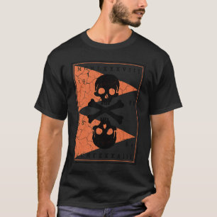 Camiseta Pirata de Ossos e Crânios 3