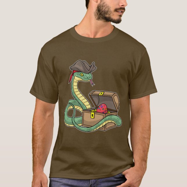 Camiseta Pirata de Páscoa cobra (Frente)