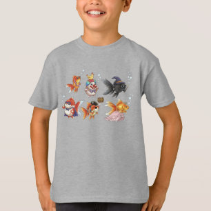 Camiseta Pirata de Peixe Goldfish Wacky